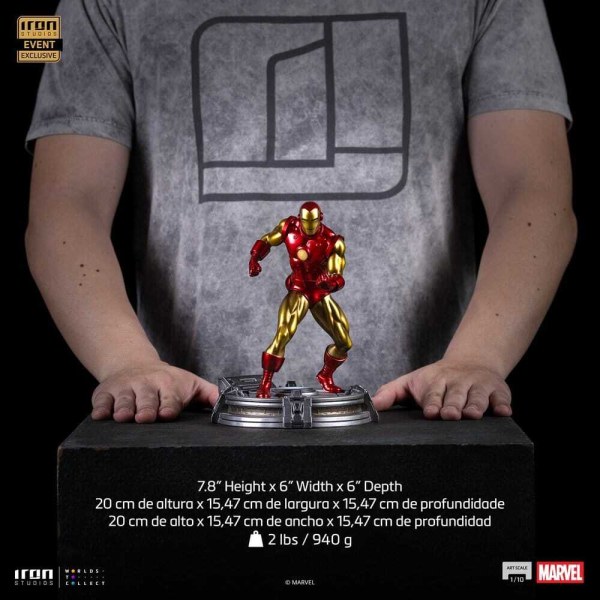 Art Scale Iron Man 20cm - Iron Studios Marvel