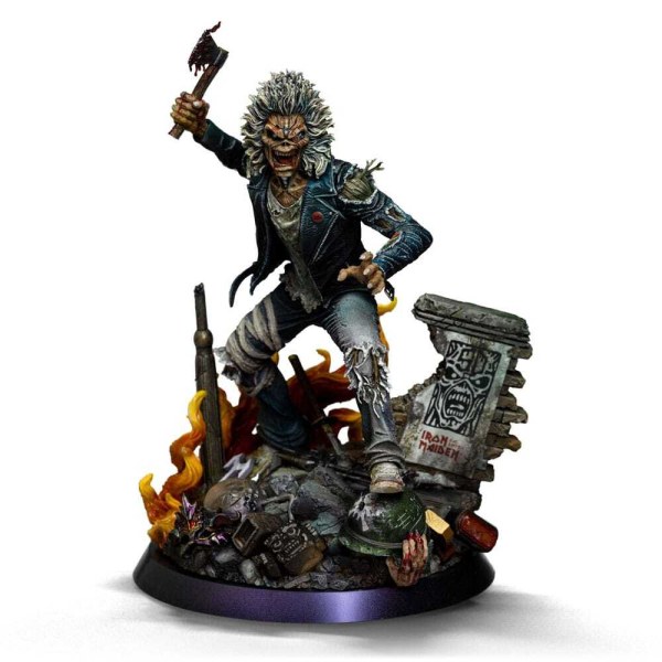 Art Scale Eddie 22 cm - Iron Studios Iron Maiden 50.º aniversario