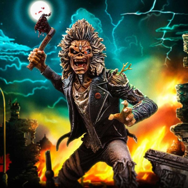 Art Scale Eddie 22 cm - Iron Studios Iron Maiden 50.º aniversario