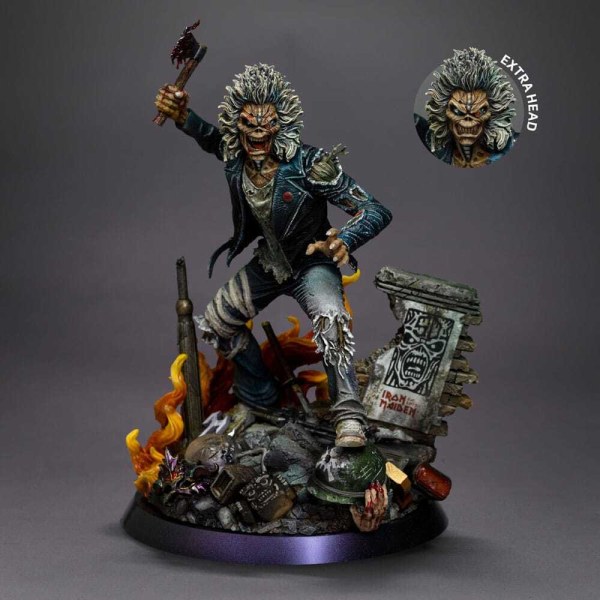 Art Scale Eddie 22 cm - Iron Studios Iron Maiden 50.º aniversario