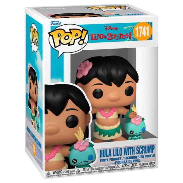 FUNKO POP! 1741 Hula Lilo con Scrump - Disney Lilo y Stitch