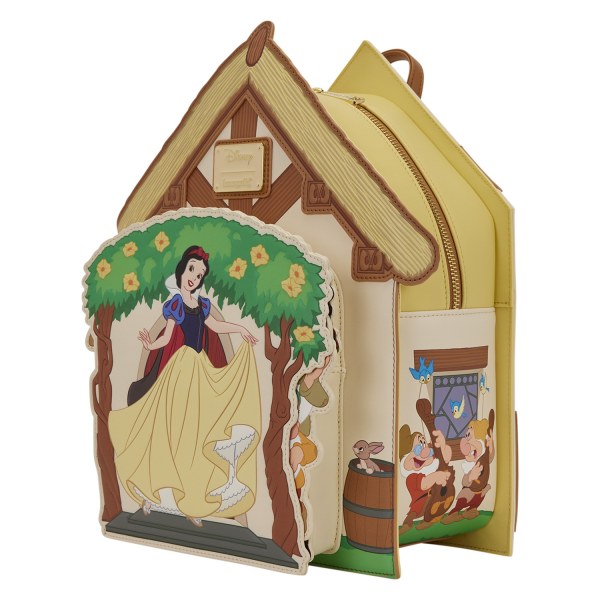 MINI MOCHILA CABAÑA DE BLANCA NIEVES - LOUNGEFLY DISNEY