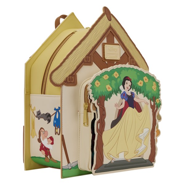 MINI MOCHILA CABAÑA DE BLANCA NIEVES - LOUNGEFLY DISNEY