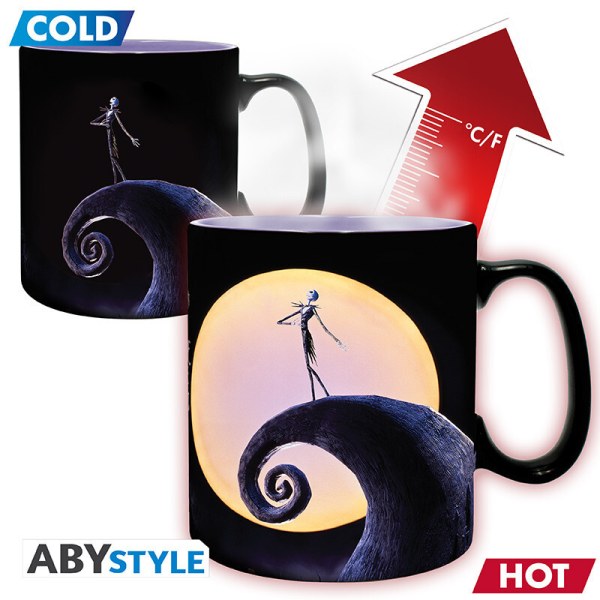 TAZA TERMOSENSIBLE JACK & LUNA - DISNEY PESADILLA ANTES NAVIDAD