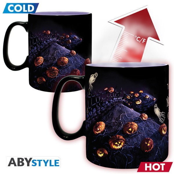 TAZA TERMOSENSIBLE JACK & LUNA - DISNEY PESADILLA ANTES NAVIDAD