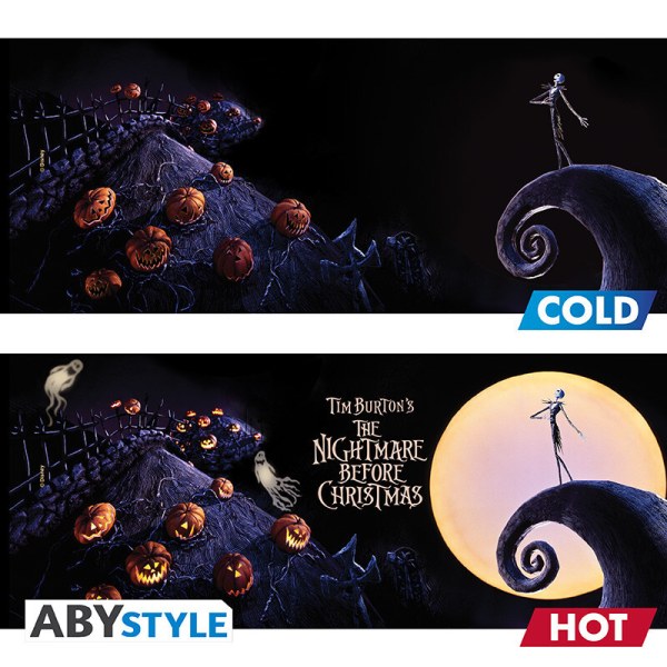 TAZA TERMOSENSIBLE JACK & LUNA - DISNEY PESADILLA ANTES NAVIDAD