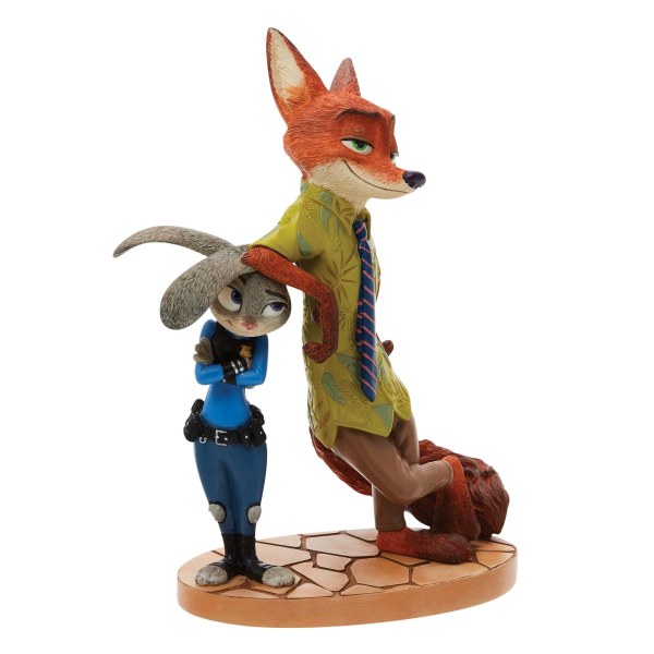 Figura de Nick Wilde y Judy Hopps – Zootopia - Colección Disney Showcase