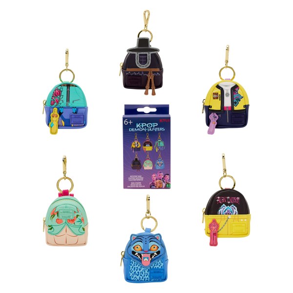 Llavero Mini Mochila Misterio KPop Demon Hunters - Loungefly netflix