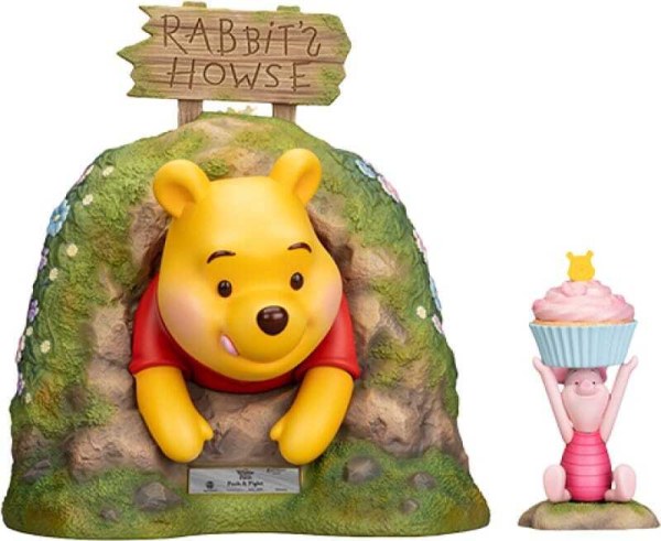 Estatuilla de Winnie the Pooh y Piglet de Disney Master Craft, 33 cm