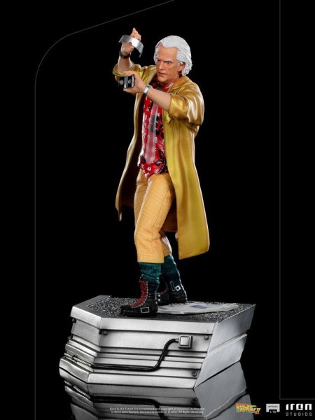 Regreso al futuro II Estatua de Doc Brown a escala 1 ( 25 cm)