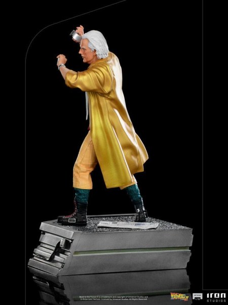 Regreso al futuro II Estatua de Doc Brown a escala 1 ( 25 cm)