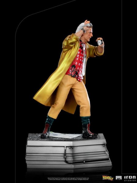 Regreso al futuro II Estatua de Doc Brown a escala 1 ( 25 cm)