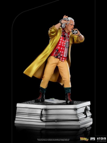 Regreso al futuro II Estatua de Doc Brown a escala 1 ( 25 cm)