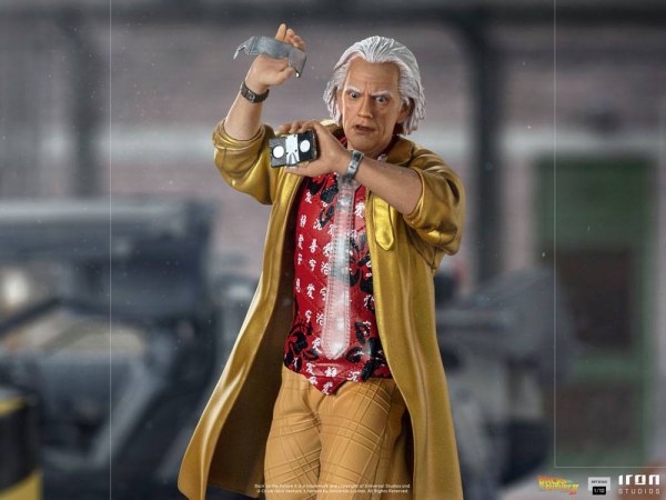 Regreso al futuro II Estatua de Doc Brown a escala 1 ( 25 cm)