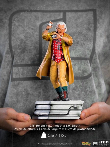 Regreso al futuro II Estatua de Doc Brown a escala 1 ( 25 cm)