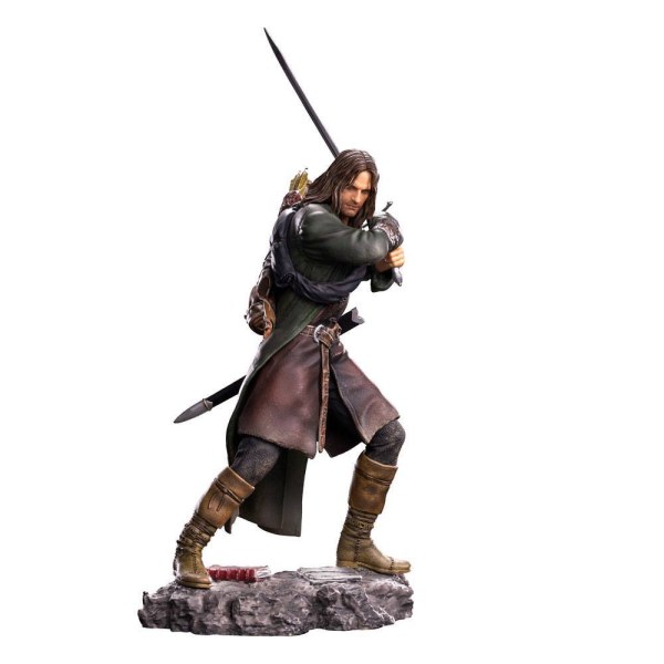 Estatua a escala 1 de El Señor de los Anillos BDS Art Scale Aragorn 24 cm