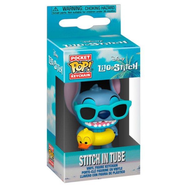 Llavero Pocket POP Disney Lilo & Stitch - Stitch en tubo