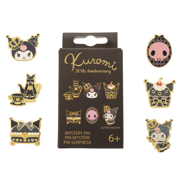Caja Sorpresa Misterio – Pin de Esmalte – Hello Kitty Kuromi 20.º Aniversario