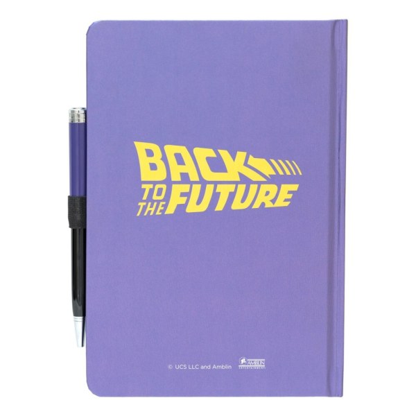 CUADERNO PREMIUM A5 CON LÁPIZ PROYECTOR - REGRESO AL FUTURO