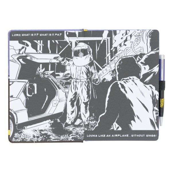 CUADERNO PREMIUM A5 CON LÁPIZ PROYECTOR - REGRESO AL FUTURO
