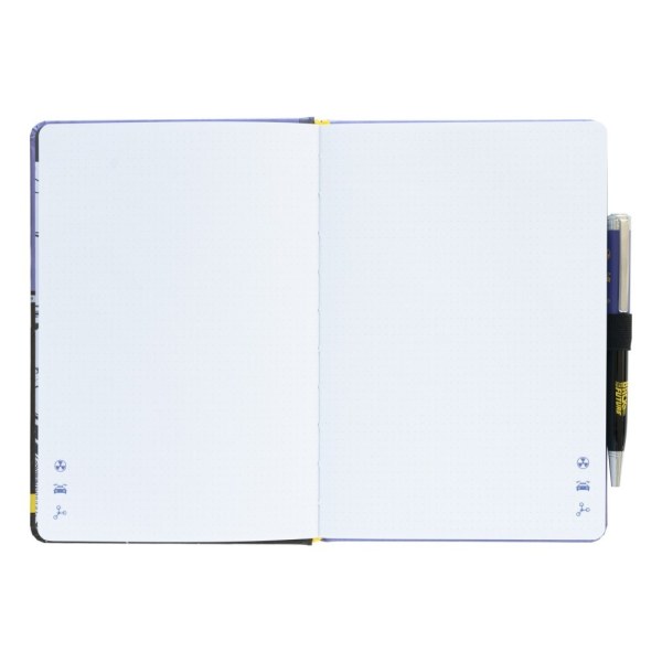 CUADERNO PREMIUM A5 CON LÁPIZ PROYECTOR - REGRESO AL FUTURO