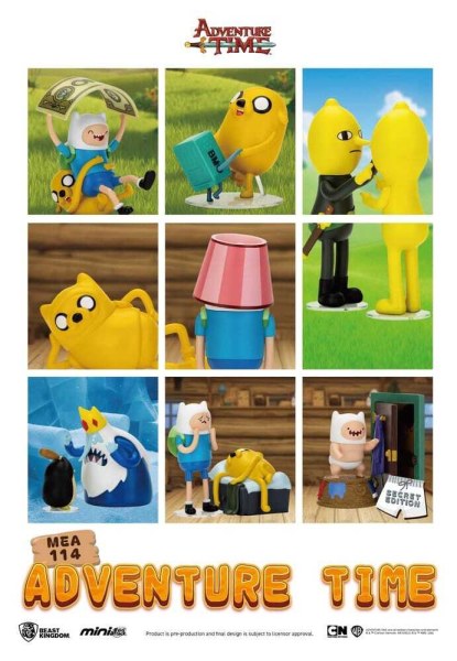 Caja sorpresa de miniataque de huevos de Hora de aventuras Surtido de figuras de Hora de aventuras 9 cm (6)