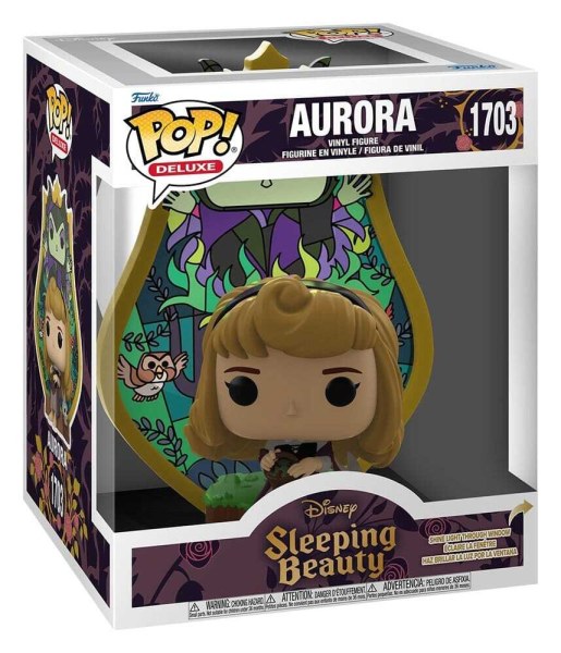 FUNKO POP! 1703 Deluxe Aurora con vitral - Disney La Bella Durmiente