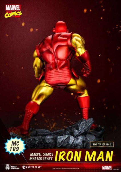 Estatuilla de Iron Man Master Craft de Marvel Comics de 29 cm