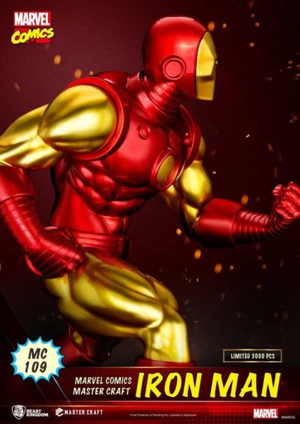 Estatuilla de Iron Man Master Craft de Marvel Comics de 29 cm