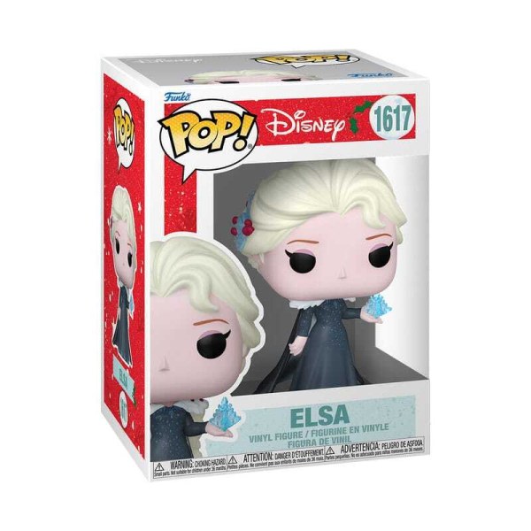 Figura de vinilo POP! 1617 de la Princesa Disney Elsa Holiday