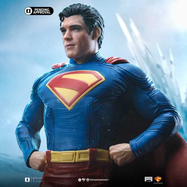 Art Scale Superman y Krypto 32 cm - Iron Studios Superman Legacy