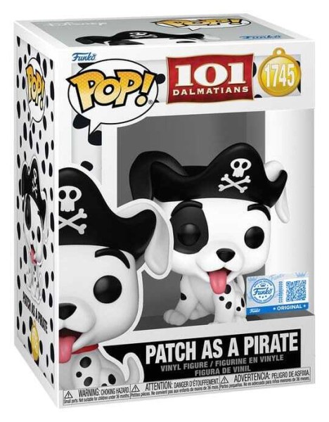 FUNKO POP! 1745 Parche (Disfraz de Pirata) - Disney 101 Dálmatas