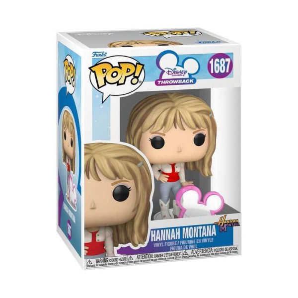 FUNKO POP! 1687 Hannah con el ícono de Disney - Disney Channel Hannah Montana