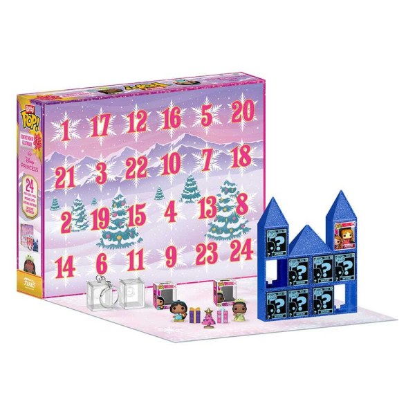 Calendario de adviento Bitty POP! con cuenta regresiva de 24 días - Princesas Disney