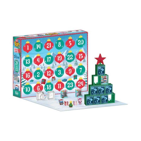 Calendario de Adviento Bitty POP! Cuenta de 24 días Stitch Navidad - Disney Lilo & Stitch