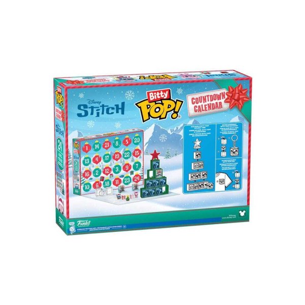 Calendario de Adviento Bitty POP! Cuenta de 24 días Stitch Navidad - Disney Lilo & Stitch