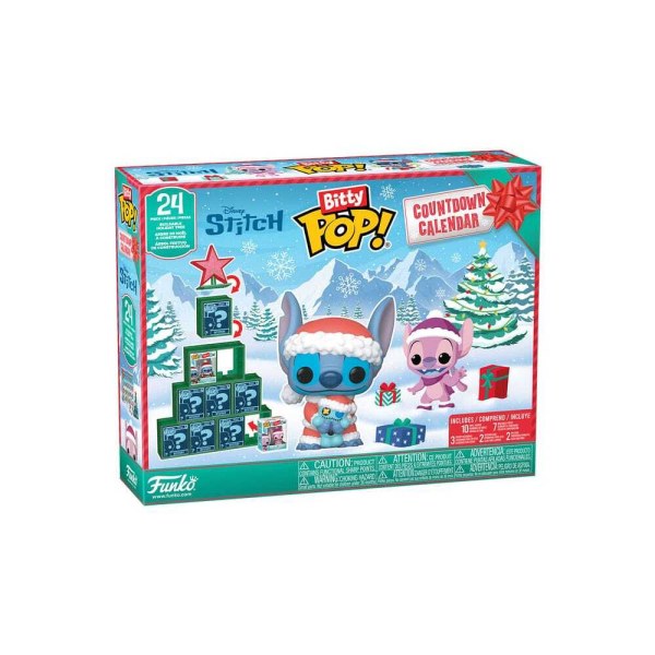 Calendario de Adviento Bitty POP! Cuenta de 24 días Stitch Navidad - Disney Lilo & Stitch