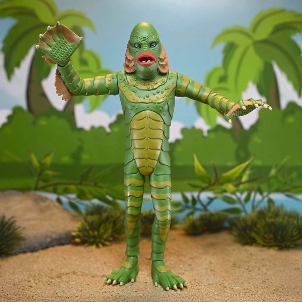 Figura de acción de Universal Monster de 6 pulgadas - Toony Terrors Criatura de la laguna negra