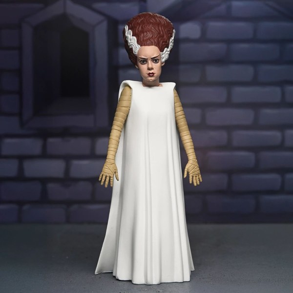 Figura de acción de 6 pulgadas de Universal Monsters – Toony Terrors – La novia de Frankenstein