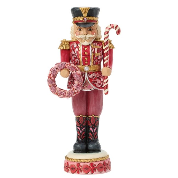 Soldado de juguete Cascanueces – Rojo y blanco