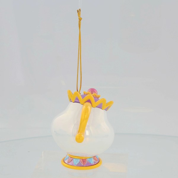 ADORNO IRIDISCENTE DE PVC DE LA SRA. POTTS - DISNEY DEPARTMENT 56