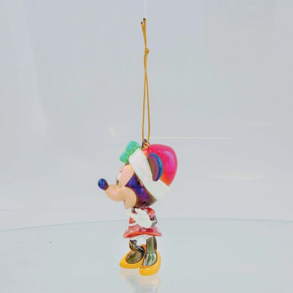 ADORNO DE PVC IRIDISCENTE MINNIE MOUSE DE NAVIDAD - DISNEY DEPARTMENT 56