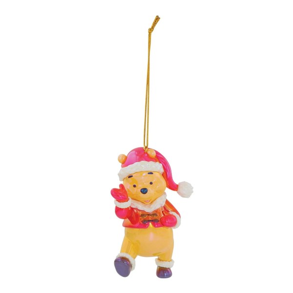 ADORNO IRIDISCENTE DE PVC WINNIE THE POOH DE NAVIDAD - DISNEY DEPARTMENT 56