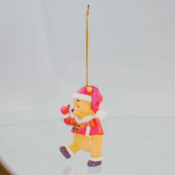 ADORNO IRIDISCENTE DE PVC WINNIE THE POOH DE NAVIDAD - DISNEY DEPARTMENT 56