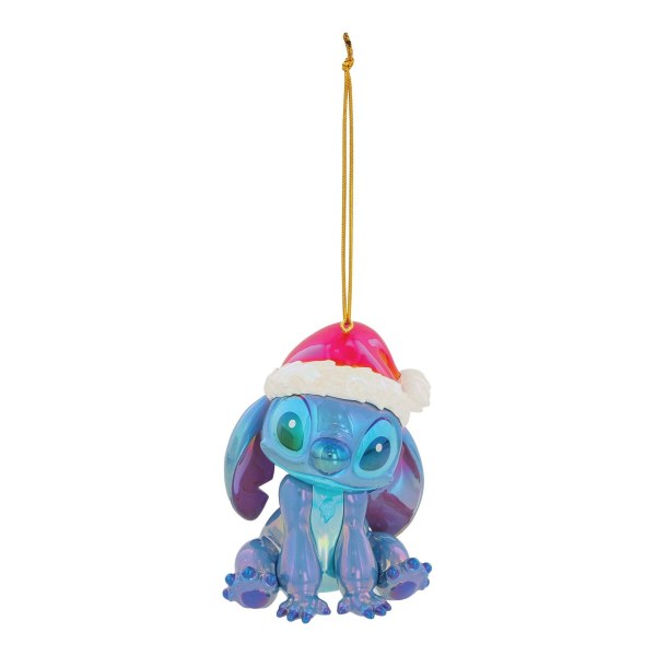 Adorno de PVC iridiscente Stitch de Navidad - DISNEY DEPARTMENT 56