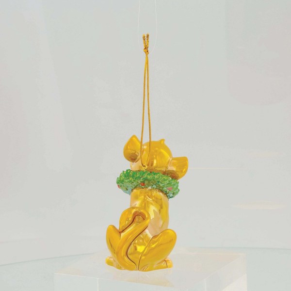 adorno de PVC iridiscente Simba corona de Navidad - DISNEY DEPARTMENT 56