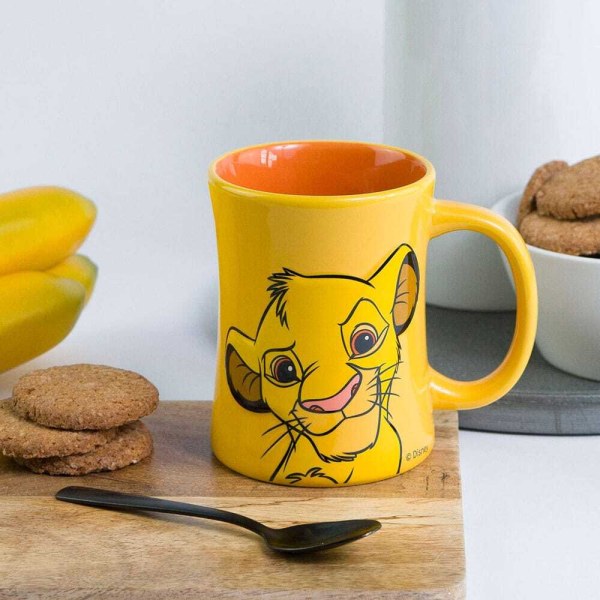 Taza 3D Simba de 360 ​​ml - Disney El Rey León