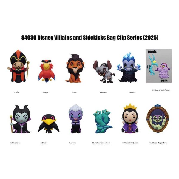 Llavero 3D Villanos serie 4, Bolsa misterio - Disney Villains