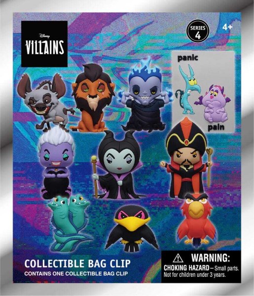 Llavero 3D Villanos serie 4, Bolsa misterio - Disney Villains