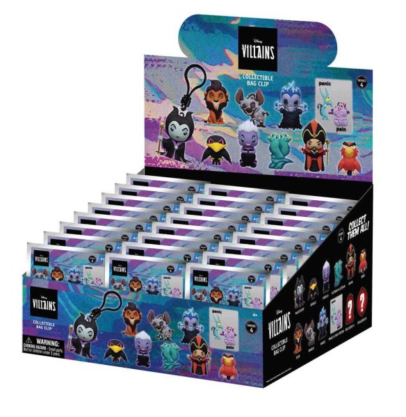 Llavero 3D Villanos serie 4, Bolsa misterio - Disney Villains